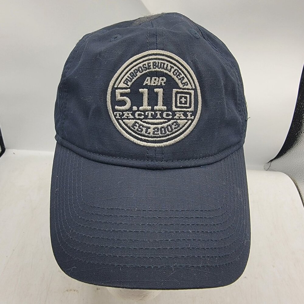 5.11 Tactical Hat Cap Adults Navy Blue Adjustable Baseball Logo Casual Work Wear